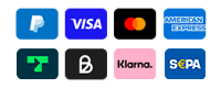 Mastercard, VISA, AMEX, Paypal usw.